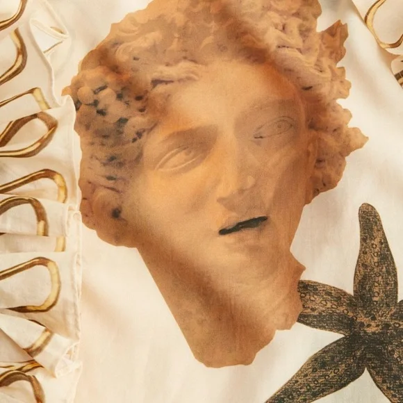 Hm studio collection 2024 printed kaftan dress - Picture 3 of 6